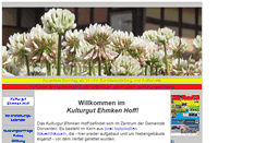 Desktop Screenshot of ehmken-hoff.de